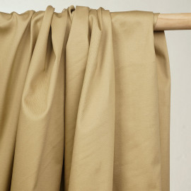 Tissu denim chino beige - pretty mercerie - mercerie en ligne