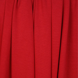 Tissu jersey cupro rouge  - pretty mercerie - mercerie en ligne
