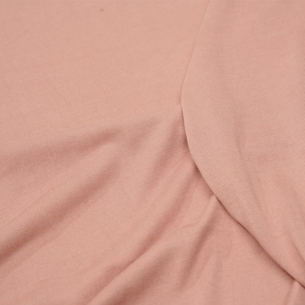 Tissu jersey cupro rose misty - pretty mercerie - mercerie en ligne