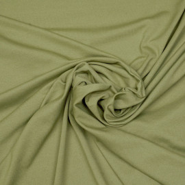 Tissu maillot de bain vert boa matte  - pretty mercerie - mercerie en ligne