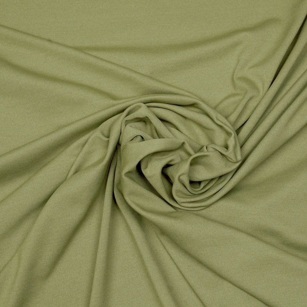 Tissu maillot de bain vert boa matte  - pretty mercerie - mercerie en ligne