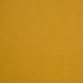 Tissu jersey cupro jaune moutarde  - pretty mercerie - mercerie en ligne