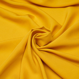 Tissu proviscose jaune minéral  - pretty mercerie - mercerie en ligne