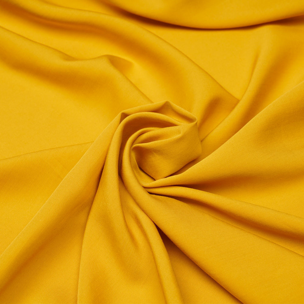 Tissu proviscose jaune minéral  - pretty mercerie - mercerie en ligne