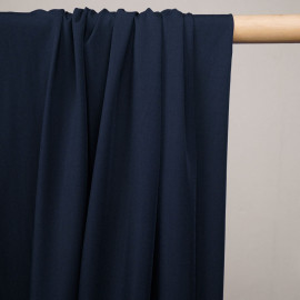 Tissu proviscose bleu nuit- pretty mercerie - mercerie en ligne