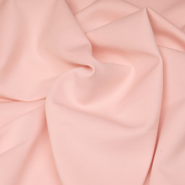 Tissu scuba effet Néoprène rose blush - pretty mercerie - mercerie en ligne