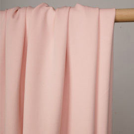Tissu scuba effet Néoprène rose blush - pretty mercerie - mercerie en ligne