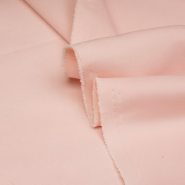 Tissu scuba effet Néoprène rose blush - pretty mercerie - mercerie en ligne