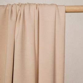 Tissu scuba effet Néoprène beige - pretty mercerie - mercerie en ligne