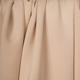 Tissu scuba effet Néoprène beige - pretty mercerie - mercerie en ligne