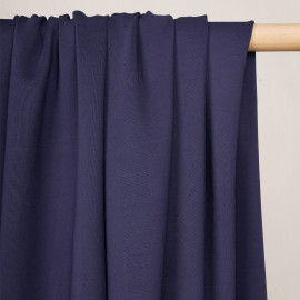 Tissu scuba effet Néoprène bleu patriote - pretty mercerie - mercerie en ligne