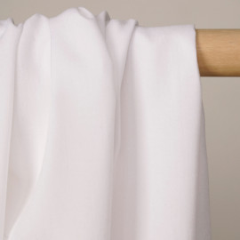 Tissu viscose blanche   - pretty mercerie - mercerie en ligne