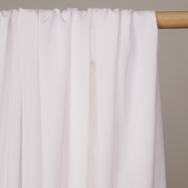 Tissu viscose blanche   - pretty mercerie - mercerie en ligne