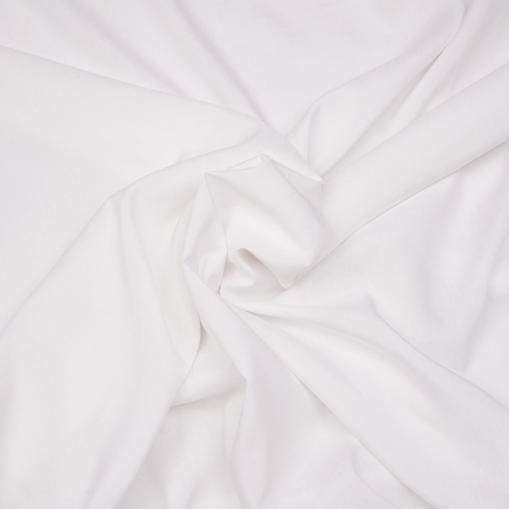 Tissu viscose blanche   - pretty mercerie - mercerie en ligne