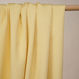 Tissu jacquard limonade effet froissé pretty mercerie - mercerie en ligne