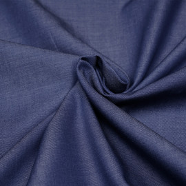 Tissu coton effet denim bleu indigo - pretty mercerie - mercerie en ligne