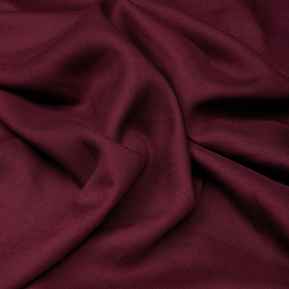 Tissu crêpe proviscose cordovan x 10 cm