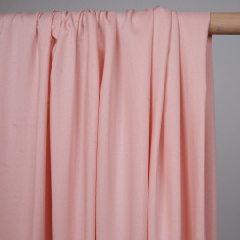 Tissu crêpe proviscose rose - pretty mercerie - mercerie en ligne