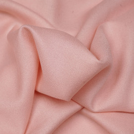 Tissu crêpe proviscose rose - pretty mercerie - mercerie en ligne