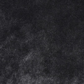 Tissu fausse fourrure noir - pretty mercerie - mercerie en ligne