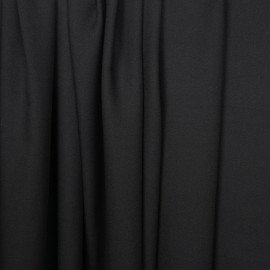 Tissu crêpe proviscose noir - pretty mercerie - mercerie en ligne