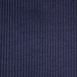 Tissu velours côtelé coton bleu patriote - mercerie en ligne - pretty mercerie