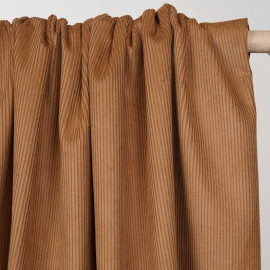Tissu velours côtelé coton cashew - mercerie en ligne - pretty mercerie