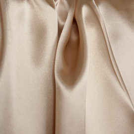 Doublure satin polyester sable - pretty mercerie - mercerie en ligne