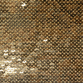 Tissu sequin doré - pretty mercerie - mercerie en ligne