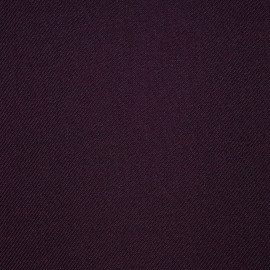 Tissu tencel et laine sergé aubergine et bleu nuit - pretty mercerie - mercerie en ligne