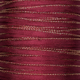 Rubans tissé graphique rose & noir