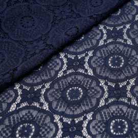 Tissu Jacquard Jardin d'hiver Blanc