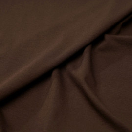 Tissu maille jersey cacao - pretty mercerie - mercerie en ligne