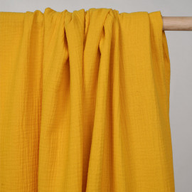 tissu double gaze de coton mimosa - pretty mercerie - mercerie en ligne