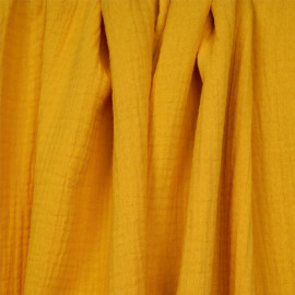 tissu double gaze de coton mimosa - pretty mercerie - mercerie en ligne