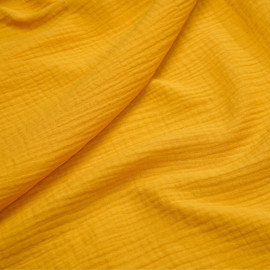 tissu double gaze de coton mimosa - pretty mercerie - mercerie en ligne