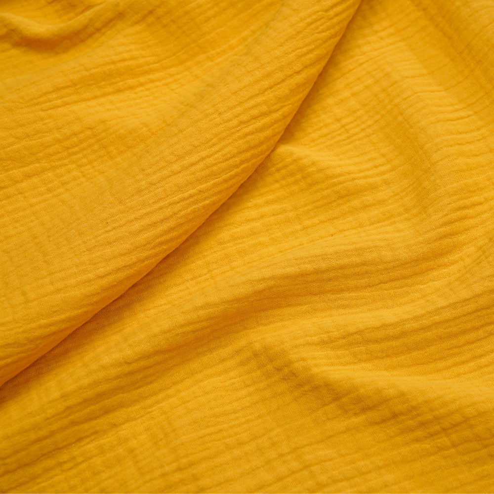 tissu double gaze de coton mimosa - pretty mercerie - mercerie en ligne