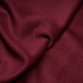 Tissu drap de laine ruby wine - pretty mercerie - mercerie en ligne