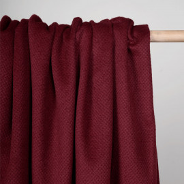 Drap de laine Tartan Noir & Blanc