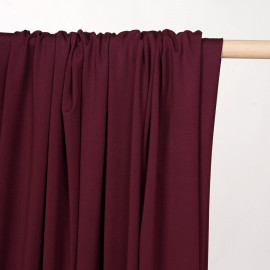Tissu de sport stretch respirant bordeaux - pretty mercerie - mercerie en ligne