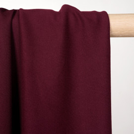 Tissu de sport stretch respirant bordeaux - pretty mercerie - mercerie en ligne