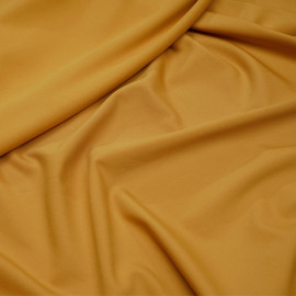 Tissu de sport stretch respirant moutarde - pretty mercerie - mercerie en ligne