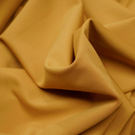 Tissu de sport stretch respirant moutarde - pretty mercerie - mercerie en ligne