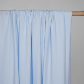 Tissu crêpe proviscose baby blue  - pretty mercerie - mercerie en ligne