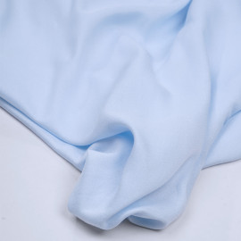 Tissu crêpe proviscose baby blue  - pretty mercerie - mercerie en ligne