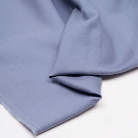 Tissu lin et viscose blue ice - pretty mercerie - mercerie en ligne 