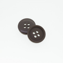 Bouton rond gris fer