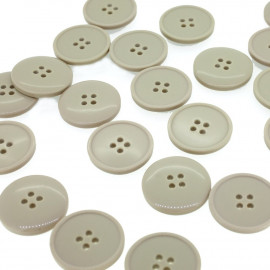 Bouton rond beige