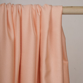 Tissu crêpe abricot ice - pretty mercerie - mercerie en ligne