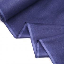 TISSU COTON IMPRIMÉ ANCRE BLEU & BLANC X 10CM